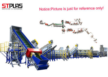 Waste HDPE Washing Line PP PE Scraps Plastic Recycling Line High Speed